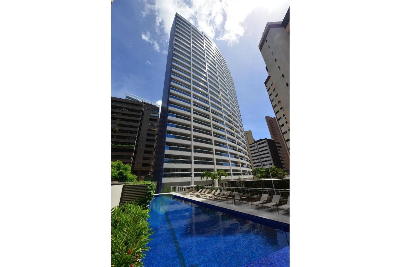 Flat No Mais Novo Edificio Conceito Com Linda Vista Mar !!! Apartment ฟอร์ตาเลซา ภายนอก รูปภาพ