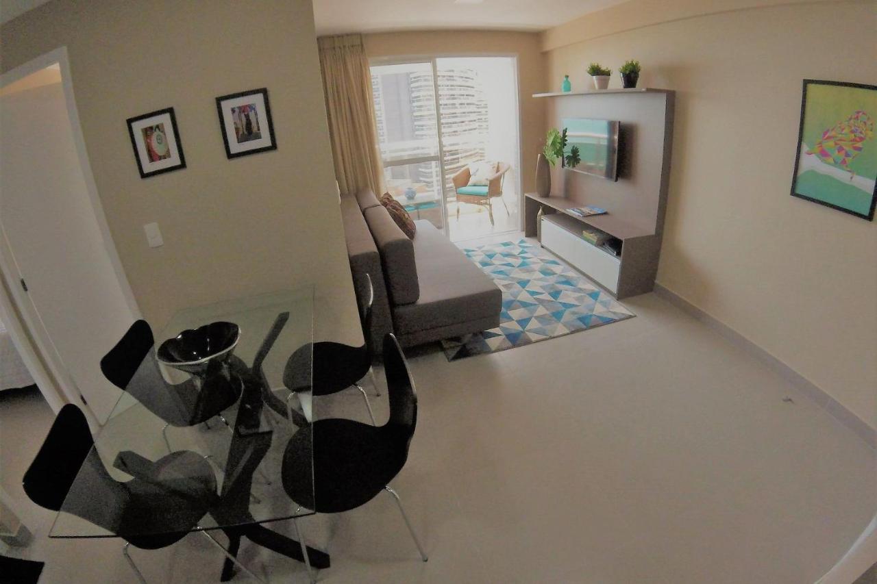 Flat No Mais Novo Edificio Conceito Com Linda Vista Mar !!! Apartment ฟอร์ตาเลซา ภายนอก รูปภาพ