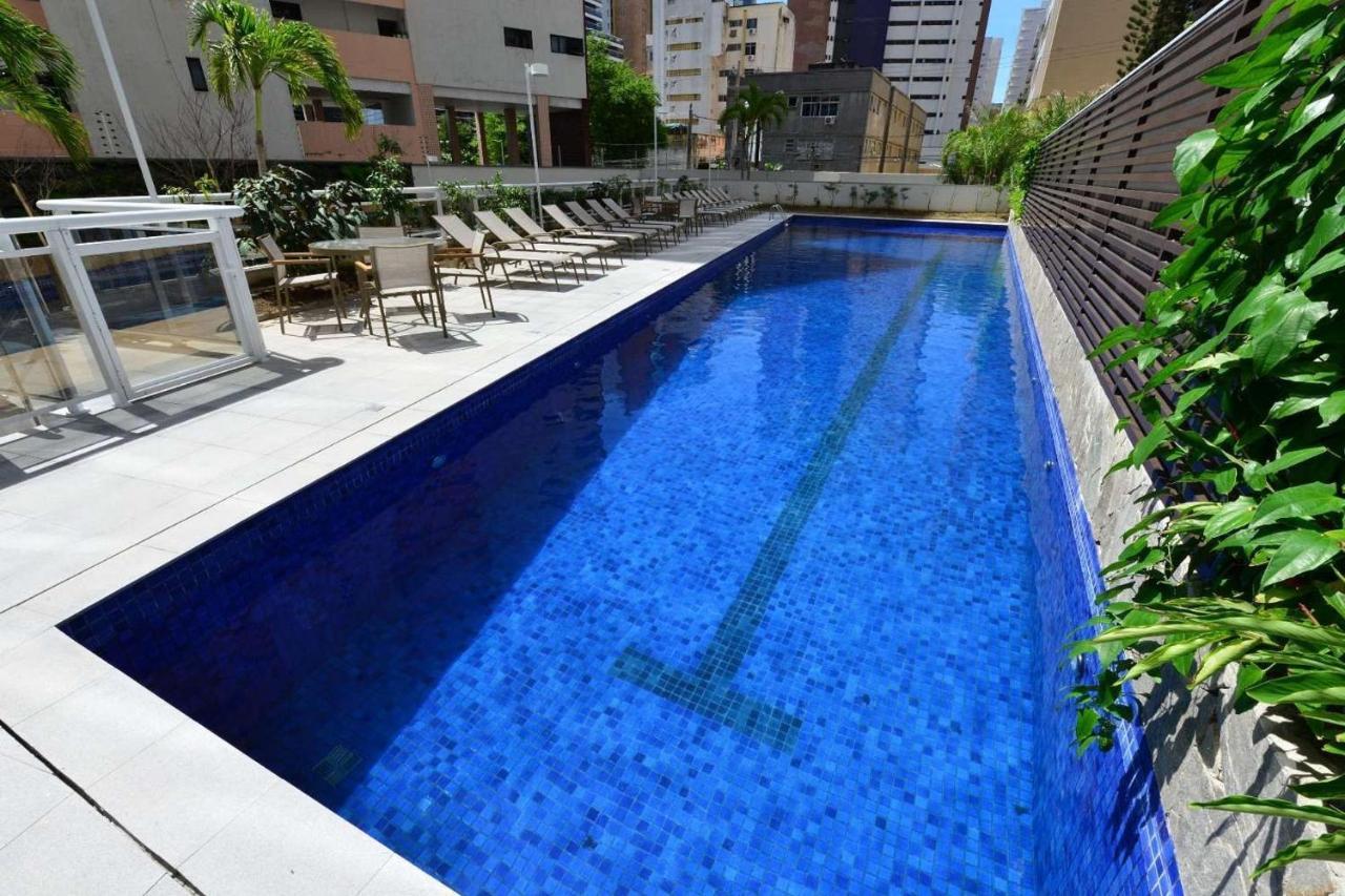 Flat No Mais Novo Edificio Conceito Com Linda Vista Mar !!! Apartment ฟอร์ตาเลซา ภายนอก รูปภาพ